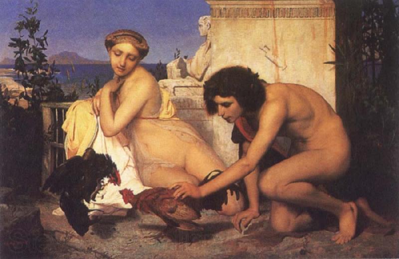 Jean Leon Gerome The Cock Fight Spain oil painting art